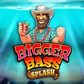 Bigger Bass Splash slot logo by Pragmatic Play at BalooBet Casino