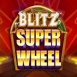 Blitz Super Wheel online game logo by Pragmatic Play on baloobet.dk